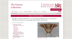 Desktop Screenshot of linnean-online.org