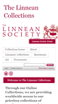 Mobile Screenshot of linnean-online.org