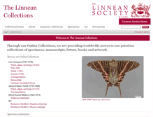 Tablet Screenshot of linnean-online.org